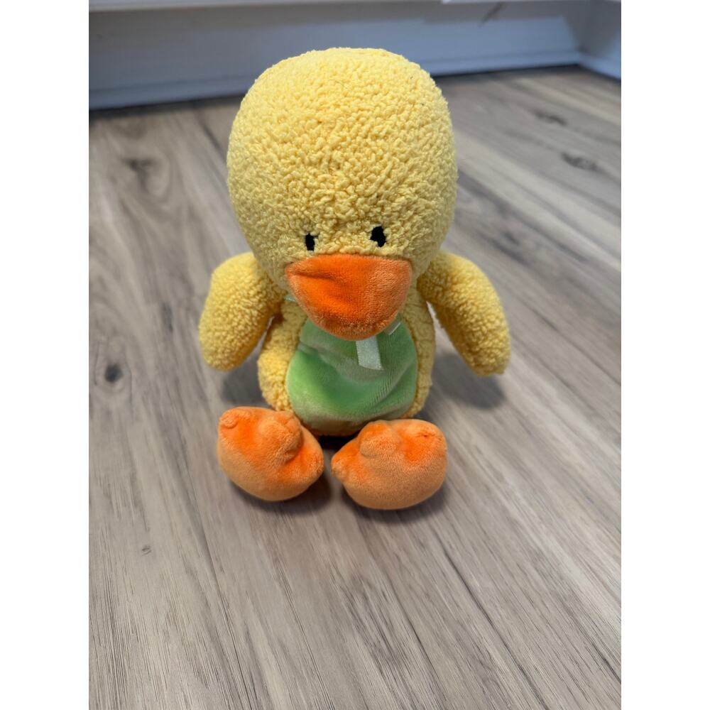 Carters DUCK Duckling Plush Yellow Orange 59962 Stuffed Toy Baby Lovey Soft
